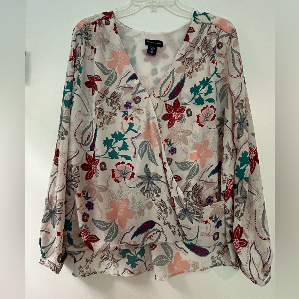 Adrienne Vittadini Blouse Womens - Floral